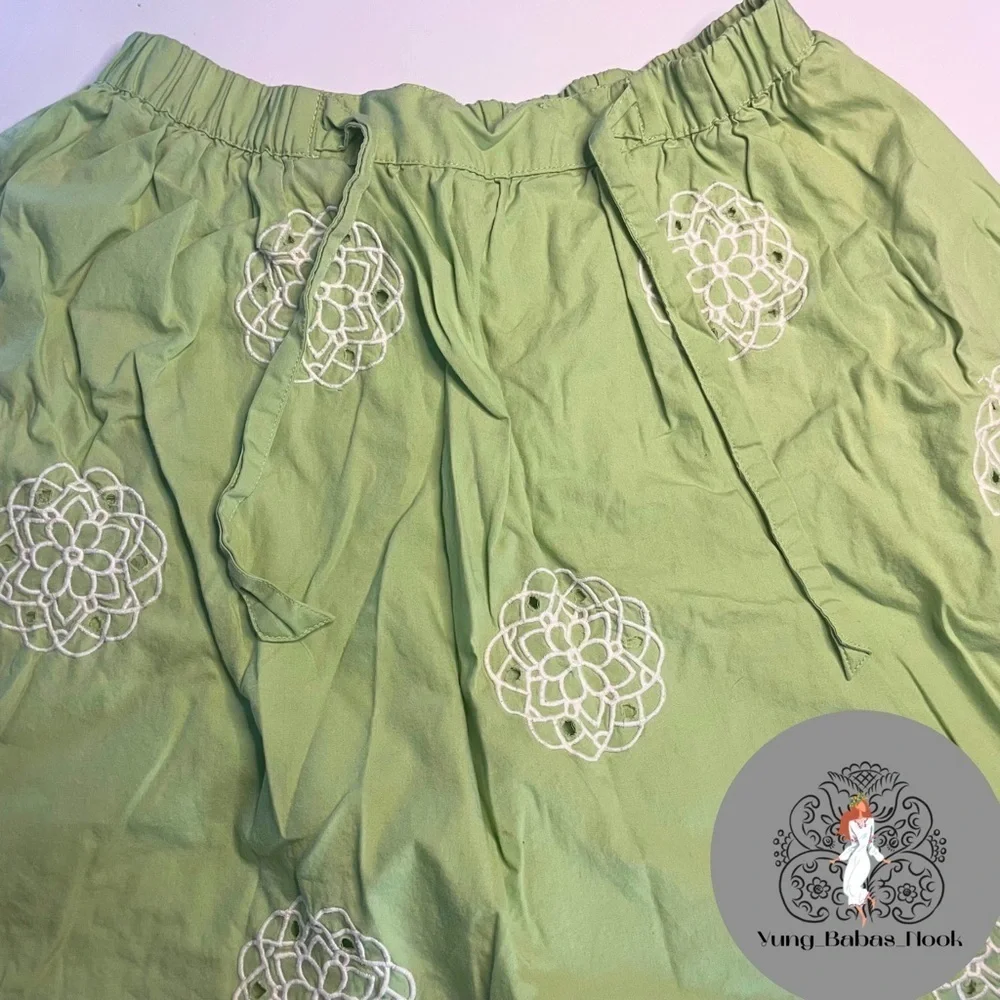 The Children’s Place Girls 10 Spring Green Lined Skirt PRELOVED